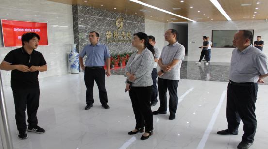 河南省科技厅党组成员、副厅长陶曼晞一行莅临公司调研